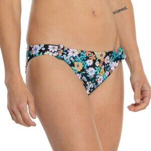 O'Neill Womens Tatum Alamitos Bikini Swim Bottom Black Floral XL